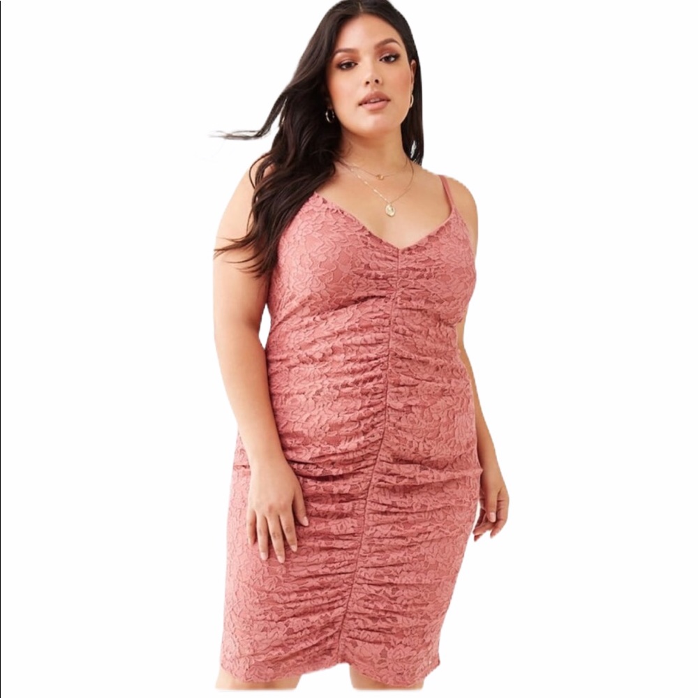 3/$25 Plus Size Lace Cami Dress